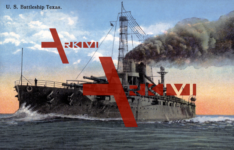 US Amerikanisches Kriegsschiff, USS Texas, Battleship, 1917