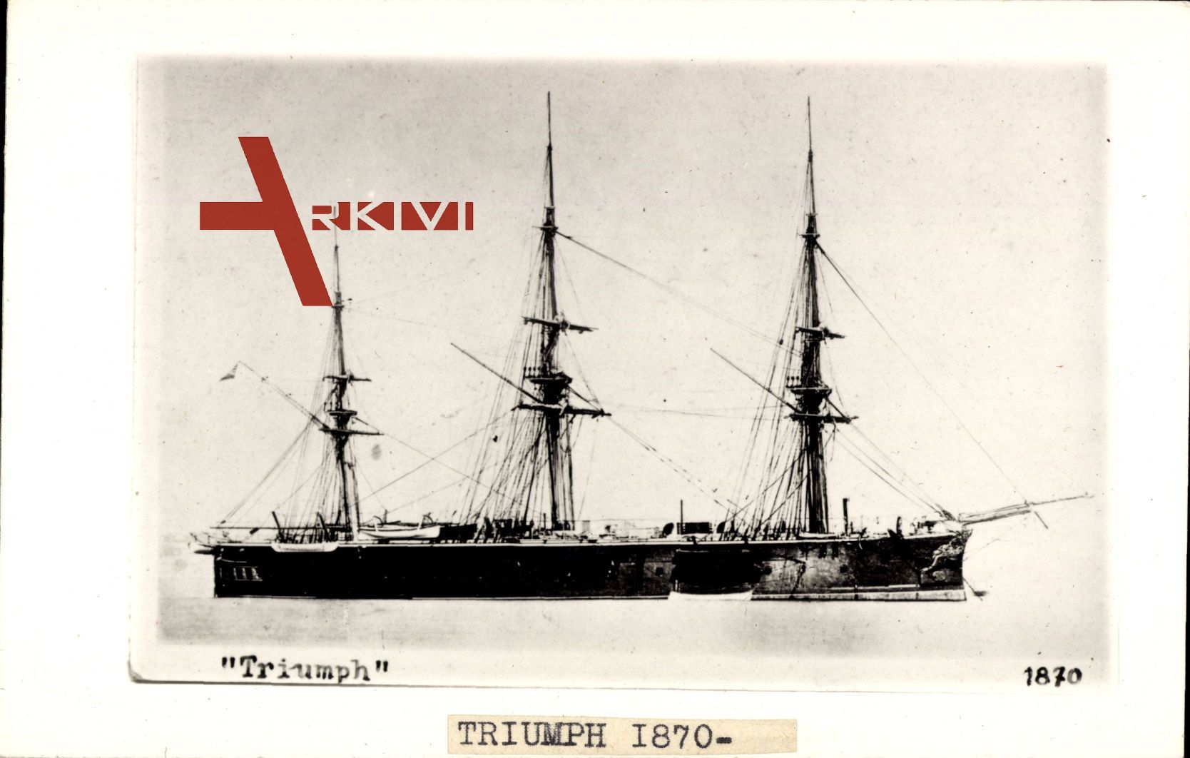 Britisches Kriegsschiff, HMS Triumph, 1870