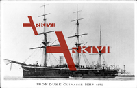 Britisches Kriegsschiff, HMS Iron Duke, Cuirassé, 1870