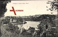 Bahia Brasilien, Paisagem no Dique, Flusspartie mit Ortschaft