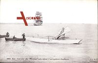 Les marins du Harpon abordent l'Aéroplane Latham, Segelschiff