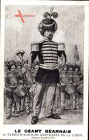 Le Geant Bearnais en Tambour Major des Grenadiers de la Garde, Napoleon III