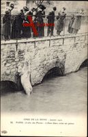 Paris, Crue de la Seine, Janvier 1910, Ours blanc, Eisbär, Flut