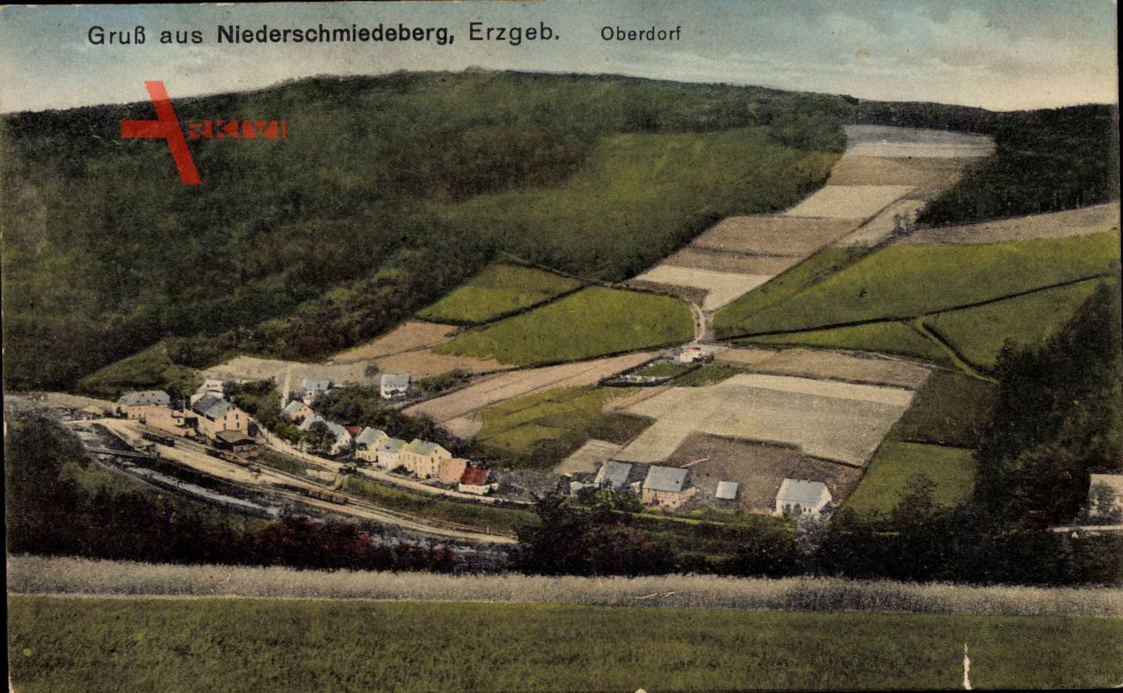 Niederschmiedeberg Großrückerswalde im Erzgebirge, Das Oberdorf