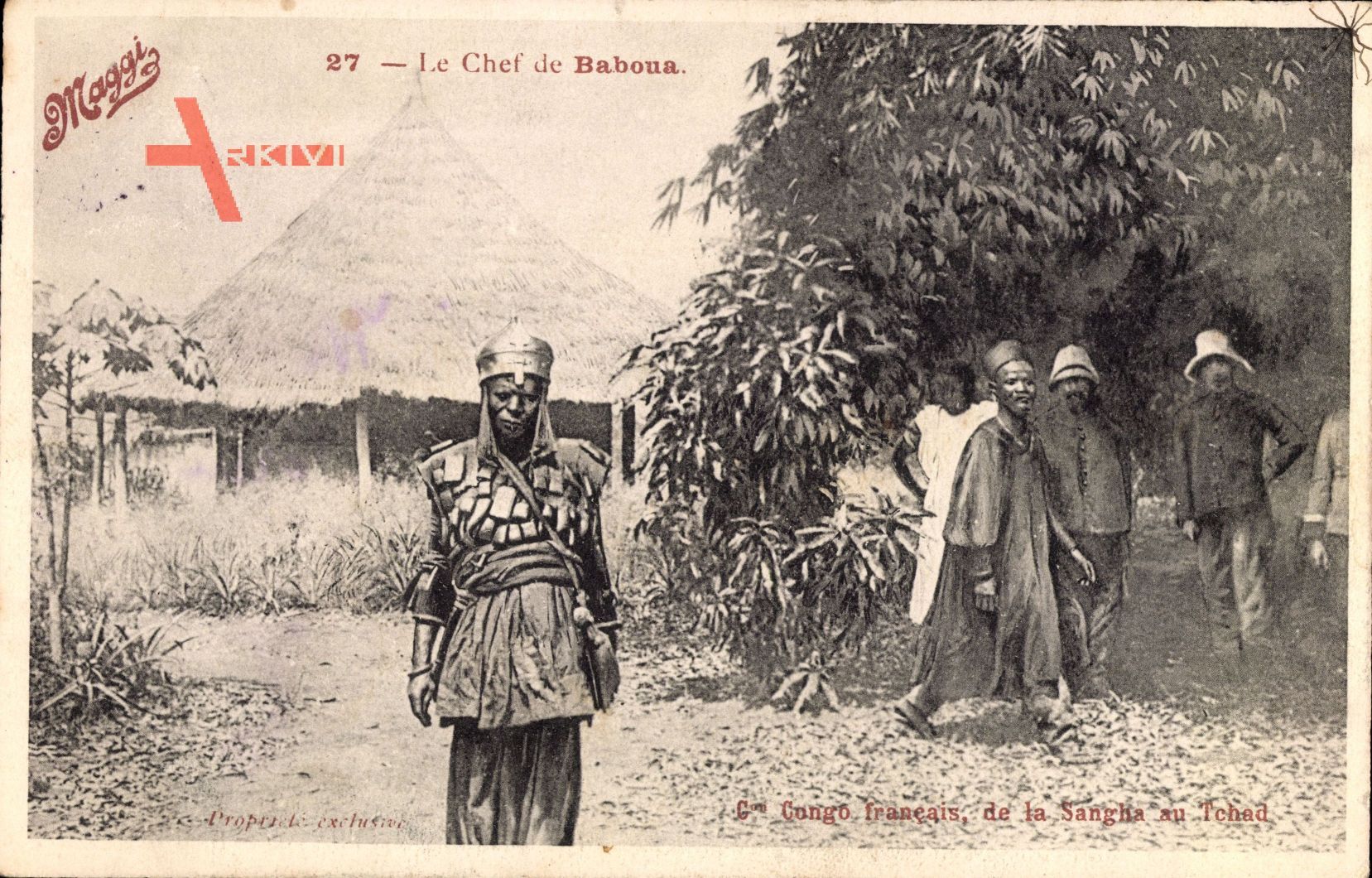 Baboua Demokratische Republik Kongo, Le Chef de Baboua, Dorfbewohner