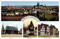 Quedlinburg im Harz, Rathaus, Finkenherd, Klopstock Haus