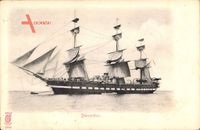 Segelschiff, Dubourdieu, Trois Mâts, Voilier, Dreimaster