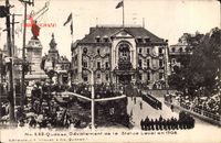 Québec Kanada, Dévoilement de la Statue Laval en 1908, Denkmal, Enthüllung