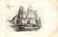 Französisches Kriegsschiff Melpomene, Marine Militaire Francaise, Segelschiff