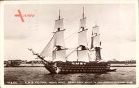 HMS Victory, Model Boat, exact copy built in Portsmouth Dockyard, Segelschiff