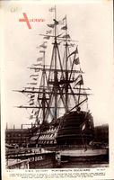 Britisches Kriegsschiff, HMS Victory, Lord Nelsons flagship, Segelschiff