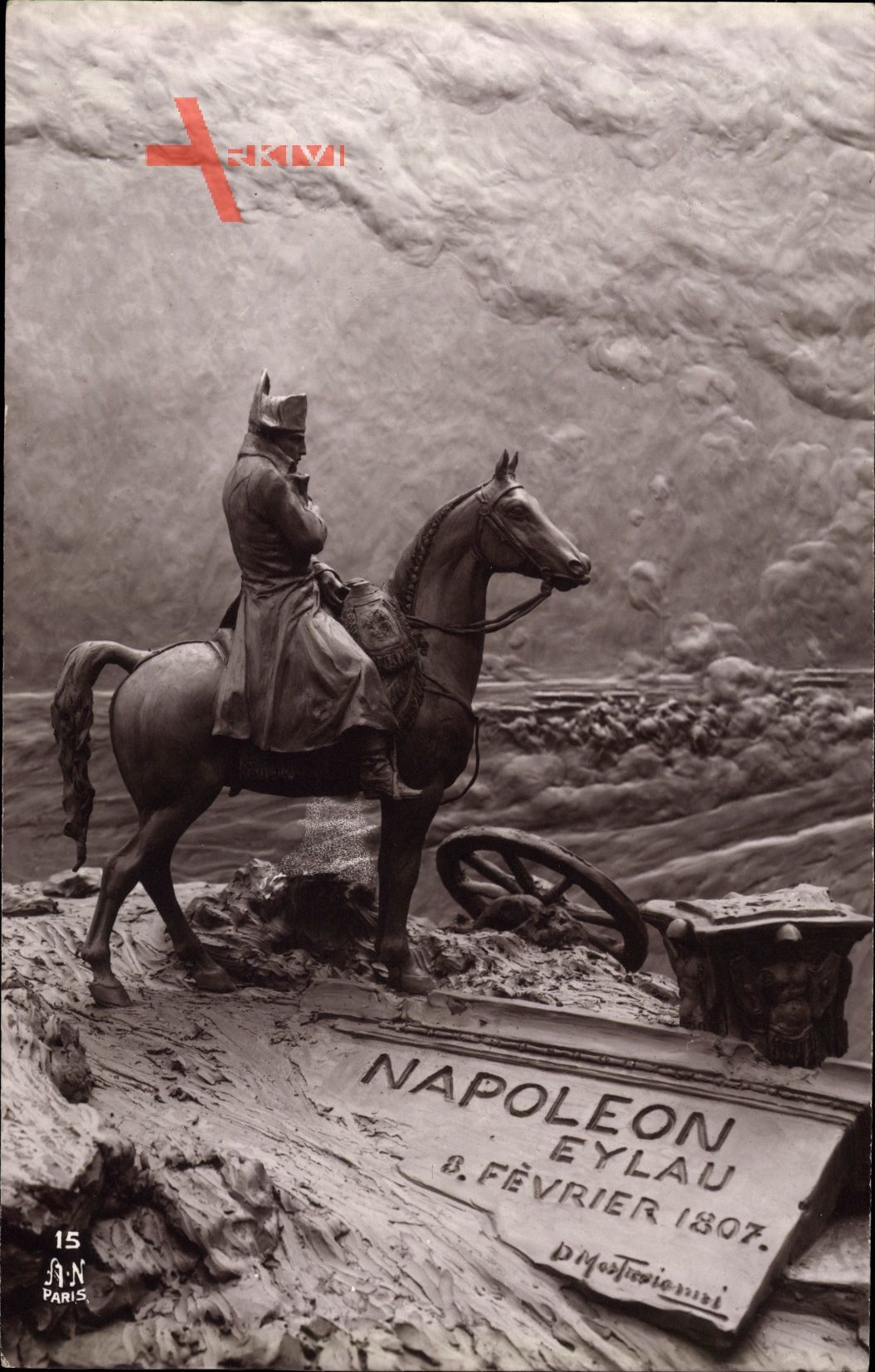 Napoleon Bonaparte, Eylau, 8 Fevrier 1807, Schlachtfeld