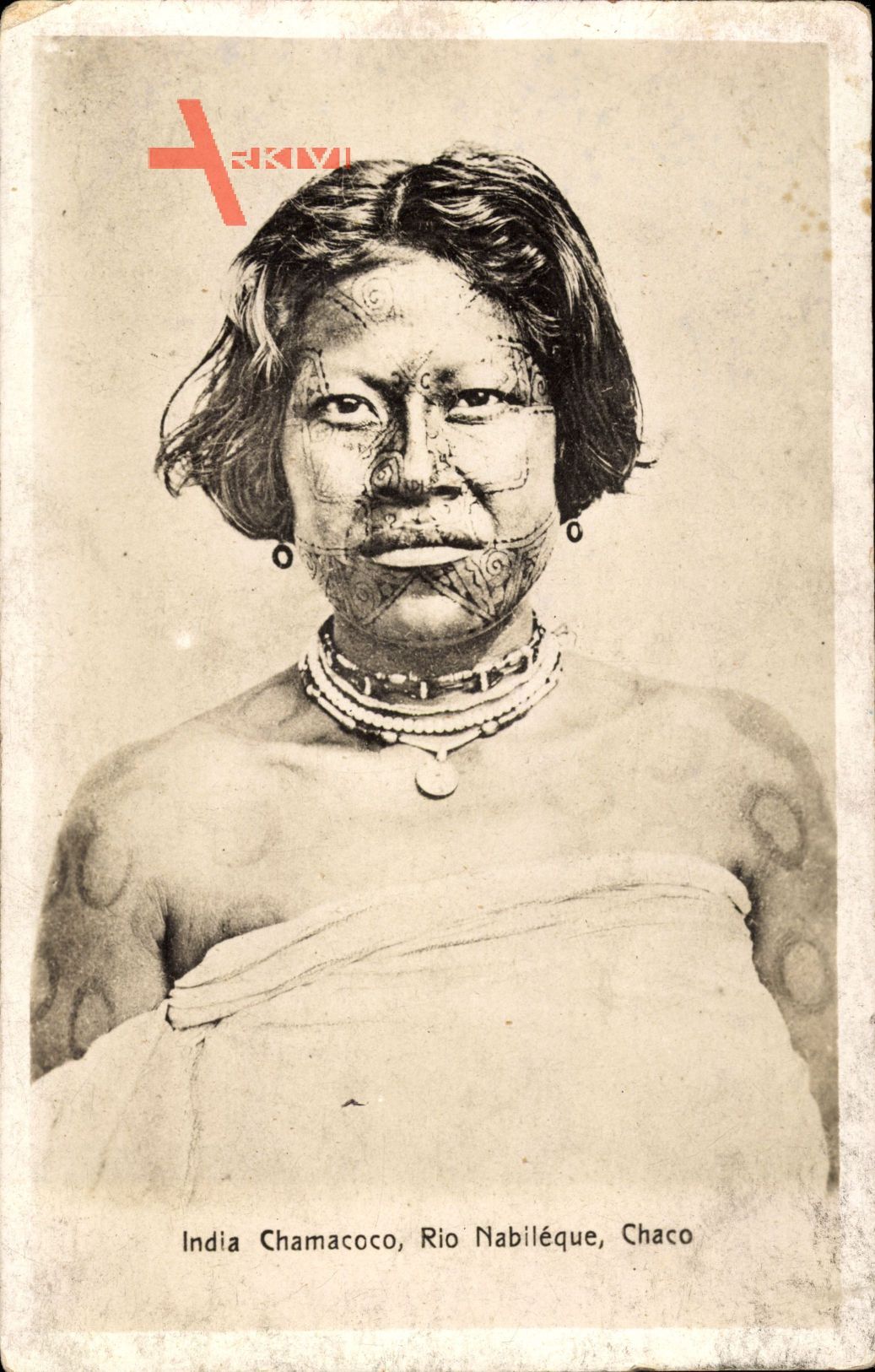India Chamacoco, Rio Nabiléque, Chaco, Indianer, Gesichtsbemalung