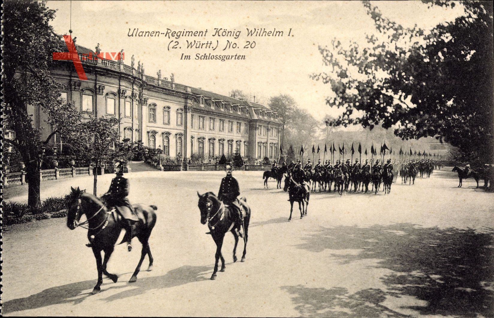 Regiment Ludwigsburg, Ulanen Regiment König Wilhelm I. 2 Württ No 20, Schloss