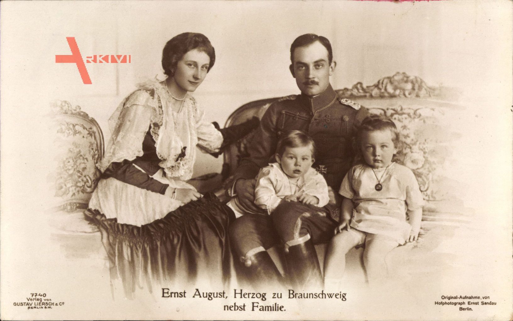 Ernst August, Herzog zu Braunschweig mit Familie, Viktoria Luise,Liersch 7740