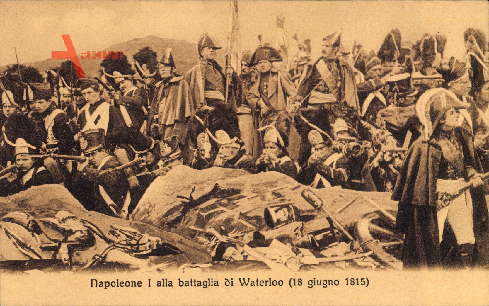 Napoleone I alla battaglia di Waterloo, 18 giugno 1815