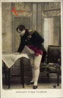 Napoleon Bonaparte, Aux Tuileries, Landkarte, Schlachtplan