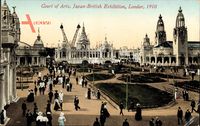London City, Courts of Arts, Japan British Exhibition 1910, parc