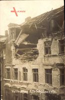 Berlin, Volltreffer Alte Schützenstraße, Zerbombtes Haus,Märzkämpfe 1919