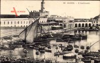 Alger Algerien, L'Amiraute, Hafenpartie, Boote, Segelschiffe
