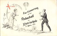 Studentika Leipzig in Sachsen, Mulusball der Petrischule März 1911