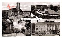 Berlin Schöneberg, Rathaus, Kleistpark, Sportpalast, Filmtheater, Uhrturm