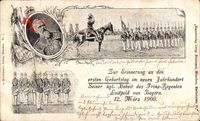 Prinzregent Luitpold von Bayern, 12 März 1900, Soldatenparade