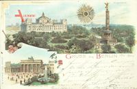 Berlin Mitte, Reichstagsgebäude, Siegessäule, Brandenburger Tor, Brunnen