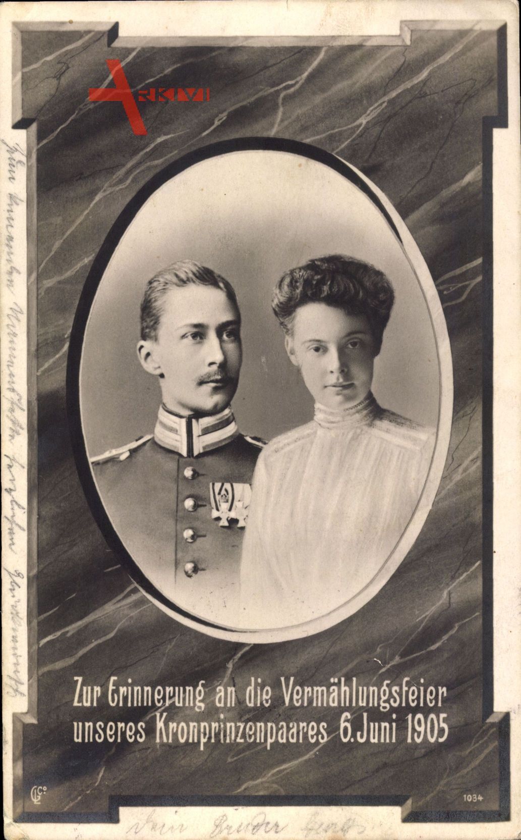 Kronprinz Wilhelm von Preussen, Kronprinzessin Cecilie von Preußen, Juni 1905
