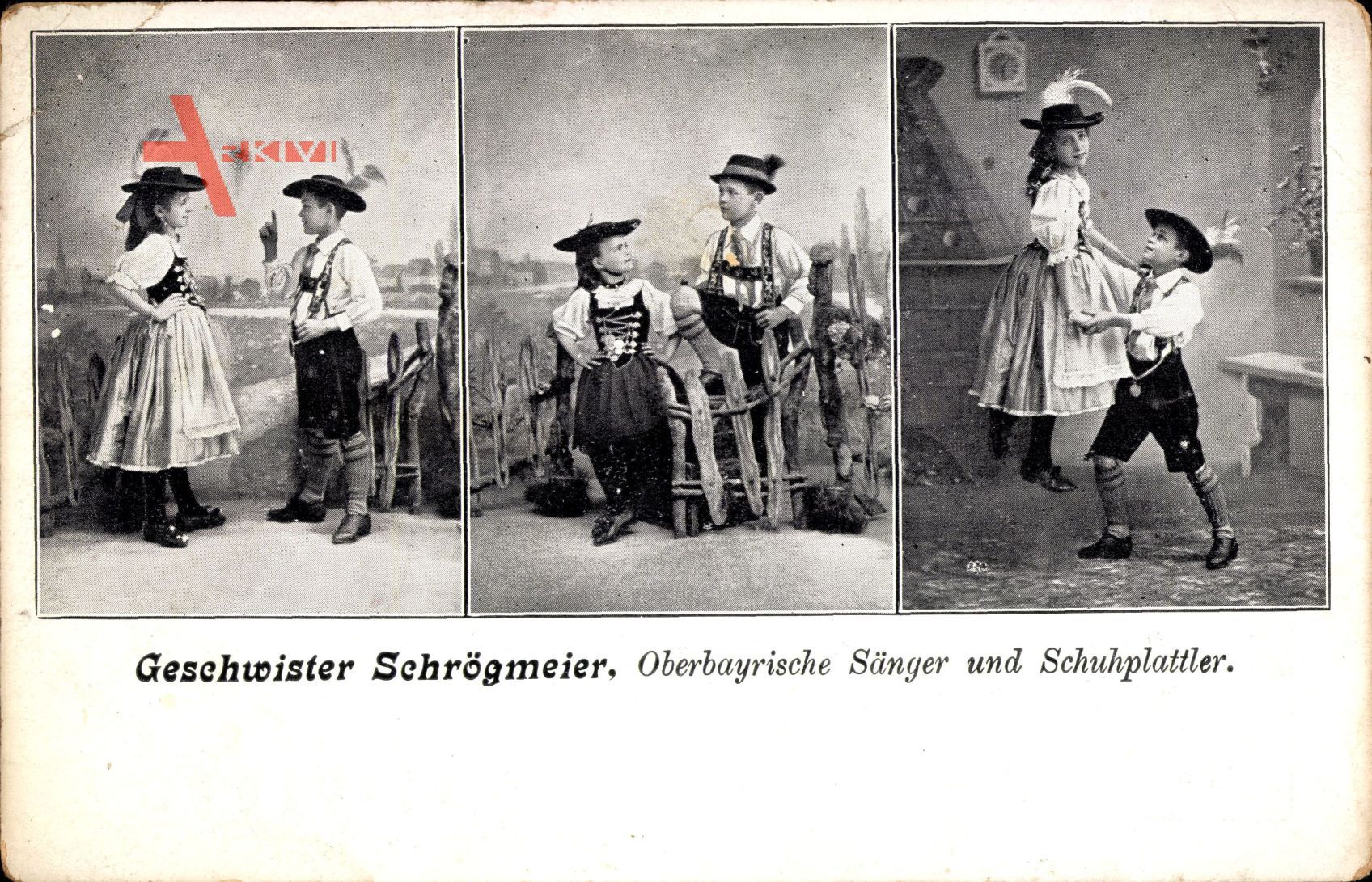 Geschwister Schrögmeier, Oberbayrische Sänger und Schuhplattler