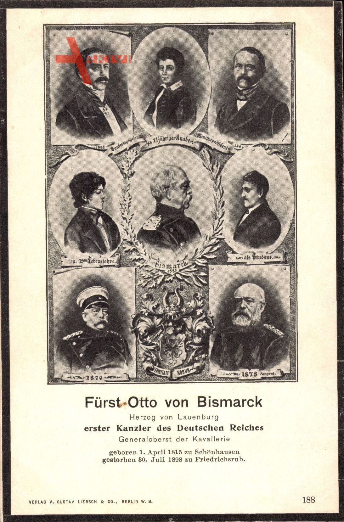 Fürst Otto von Bismarck, Erster Kanzler des Deutschen Reiches
