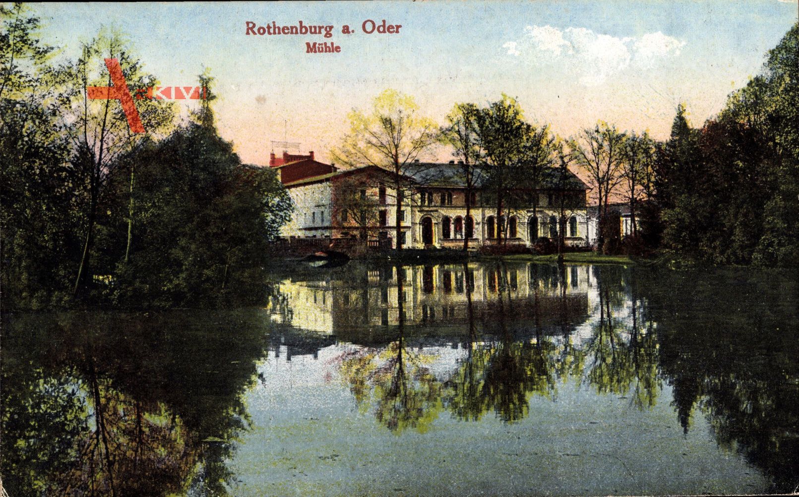 Czerwieńsk Rothenburg Oder Ostbrandenburg, Mühle, Wasserblick