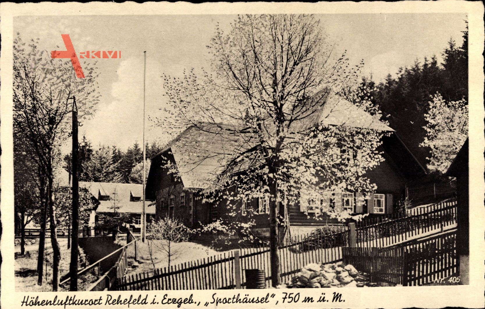 Rehefeld Zaunhaus Altenberg Erzgebirge, Sporthäusl, Frühling