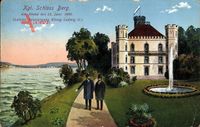 Königliches Schloss Berg, Abend des 13 Juni 1886, König Ludwig II von Bayern