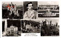 König Ludwig II. von Bayern als Georgiritter, Schlösser, Linderhof
