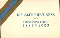Studdentika Essen im Ruhrgebiet, Die Abiturientinnen der Luisen Schule 1925