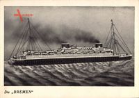 Dampfschiff Bremen, Norddeutscher Lloyd Bremen, Modellschiff