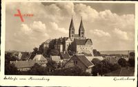 Quedlinburg im Harz, Schloß vom Münzenberg, Stadtansicht