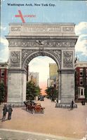 New York City USA, general view of the Washington Arch