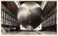 Graf Zeppelin, Einbringen in die Halle, LZ 127, Starrluftschiff