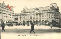Paris, La Gare Saint Lazare, Bahnhof, Straßenseite