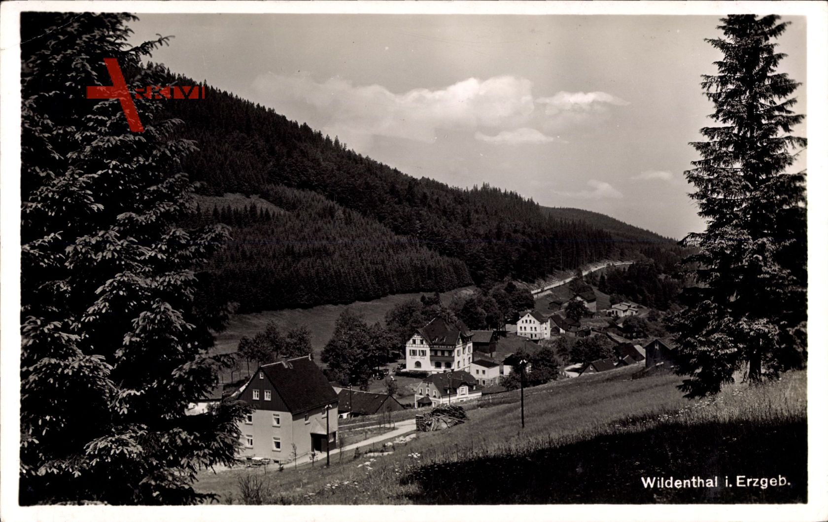 Wildenthal Eibenstock im Erzgebirge, Wintersportplatz, Häuser