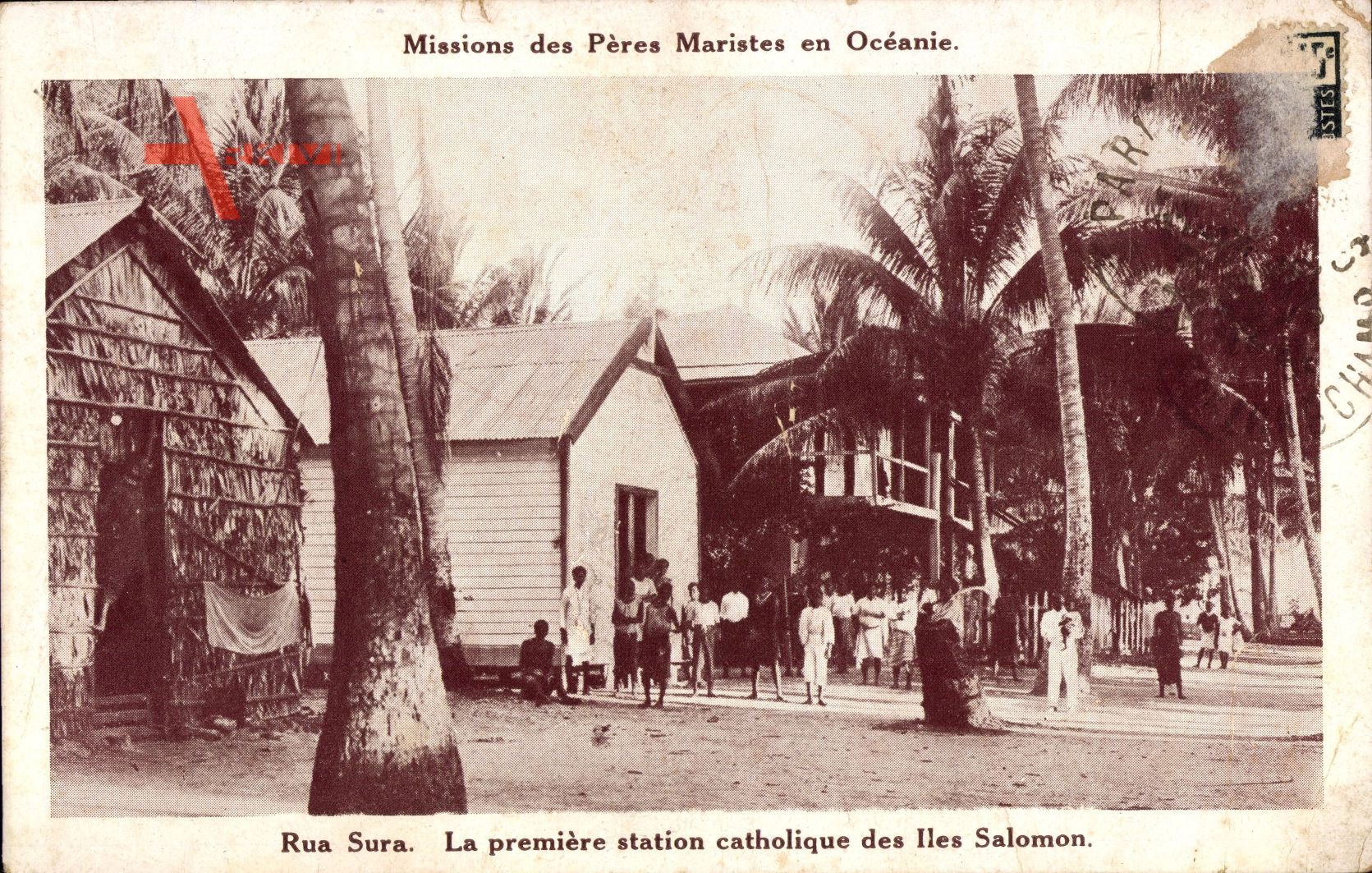 Rua Sura Salomonen, La première station catholique, Missions Maristes