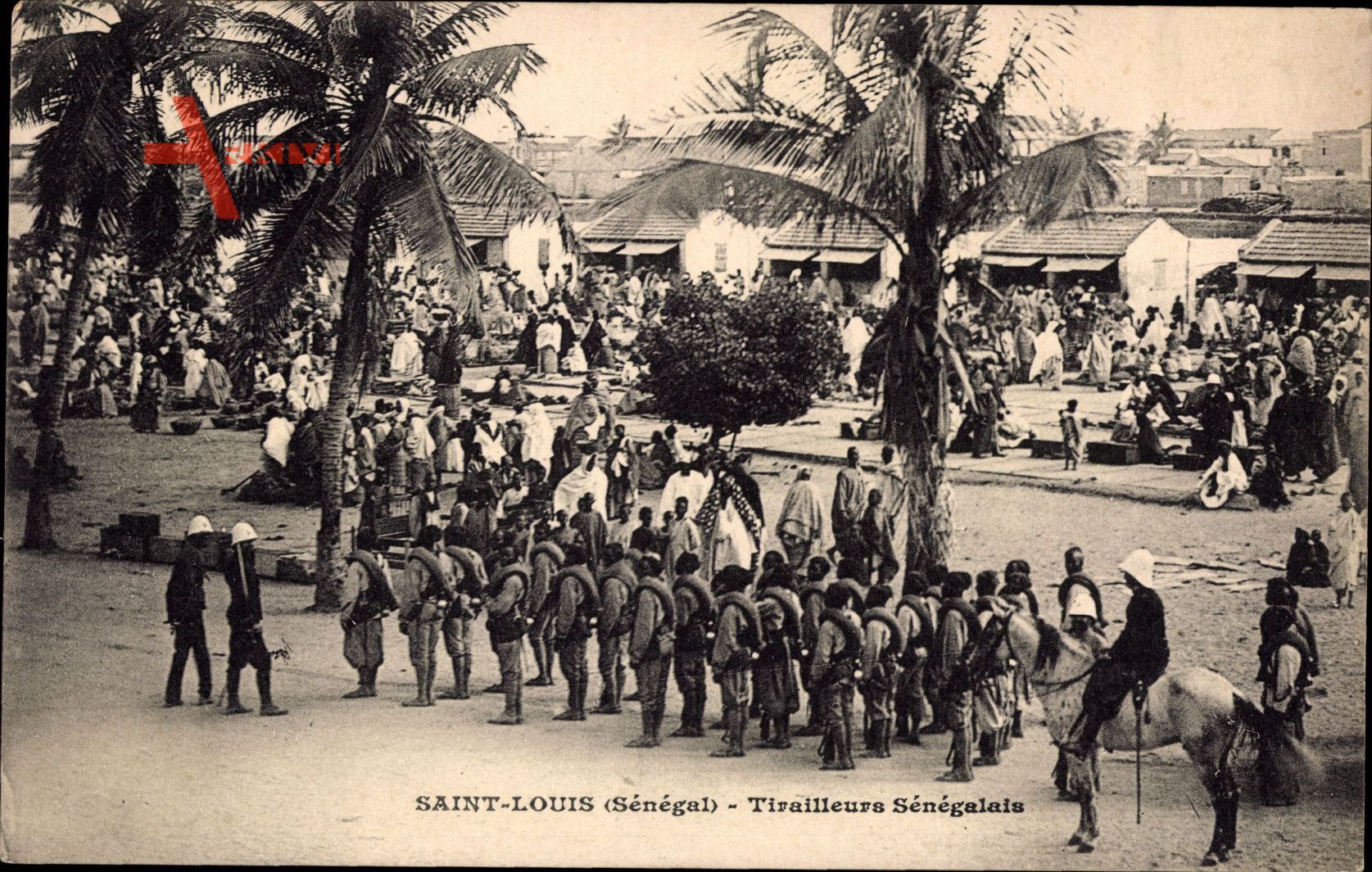Saint Louis Senegal, Tirailleurs Sénégalais, Franz. Kolonialkrieger