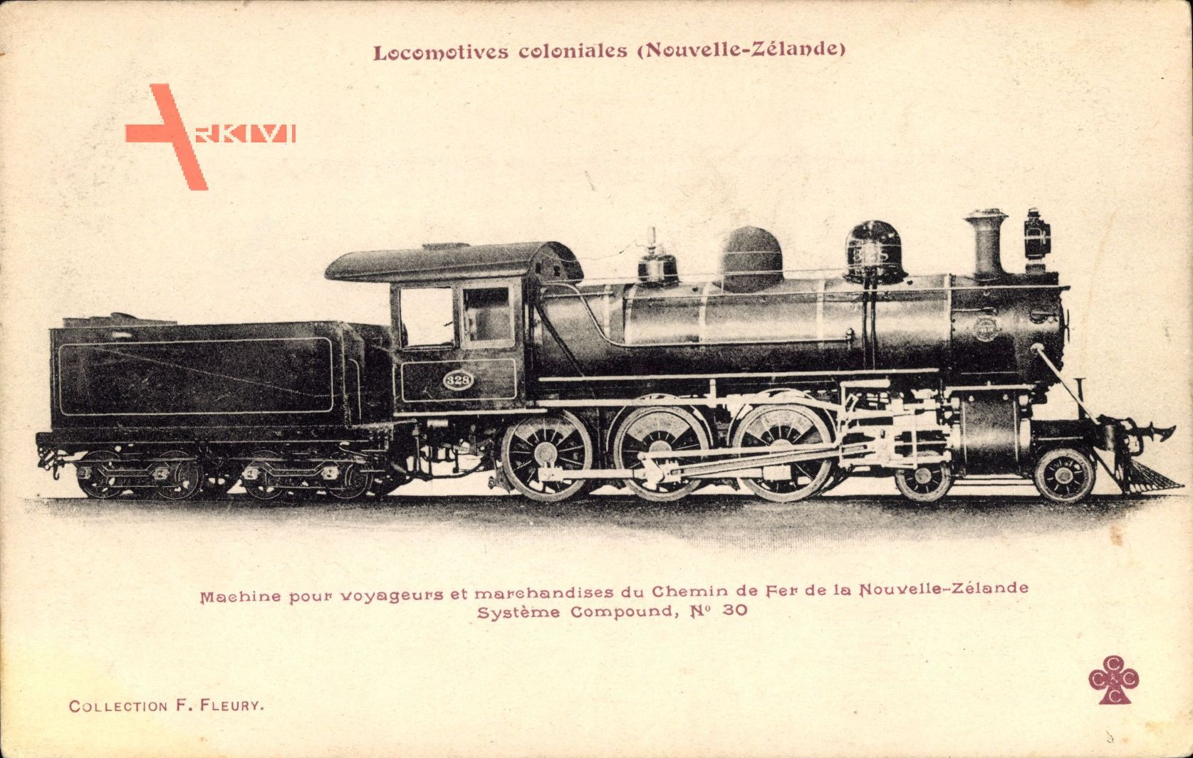 Locomotives coloniales, Nouvelle Zélande, Système Compound, No 30