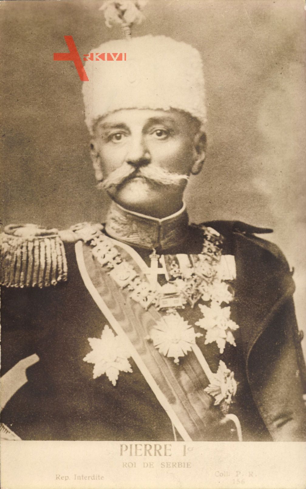 König Peter I. Karadjordjevic von Jugoslawien, Serbien, Portrait, Orden