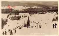 Lac Beauport Québec Kanada, Wintersportgebiet, Skifahrer