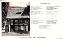 Quedlinburg Harz, Finkenhäusel, Herr Heinrich sitzt am Vogelberg, Fachwerk