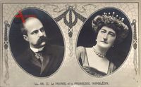 Le Prince et la Princesse Napoléon, Victor Bonaparte, Clémentine de Belgique