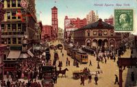 New York City USA, Herald Square, Platz, Verkehr, Straßenbahn